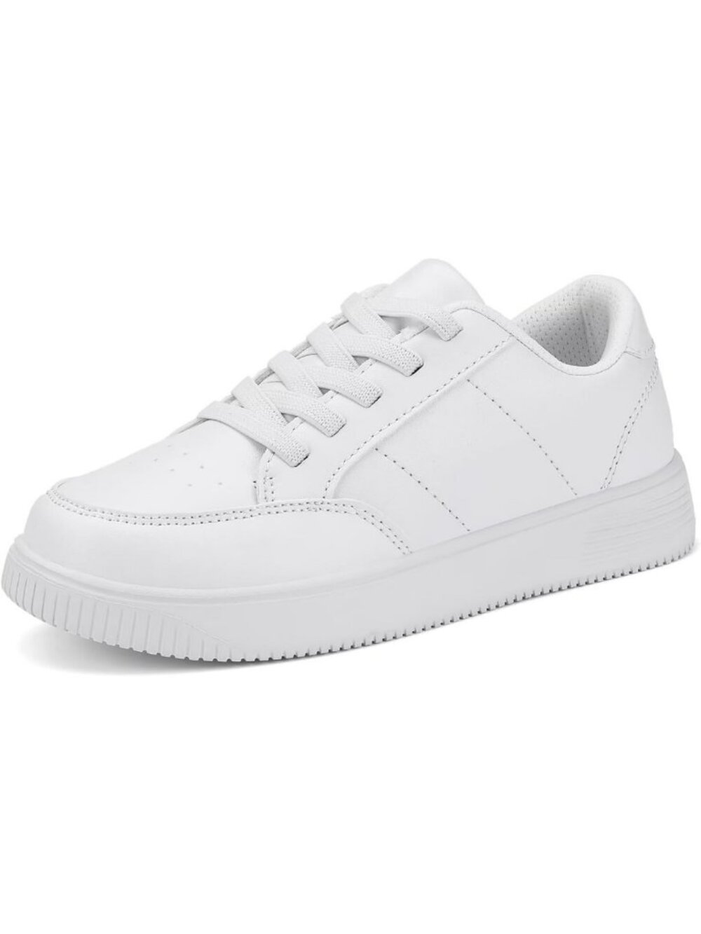 Lightweight Breathable Leather Knit Athletic Sneakers for Kids - Boys & Girls